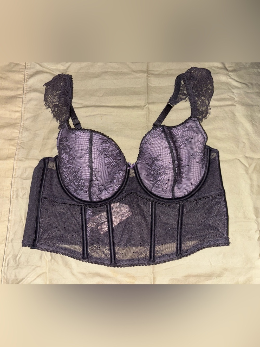 Victoria’s Secret Dream Angels Purple Corset Size Large Intimates lingerie